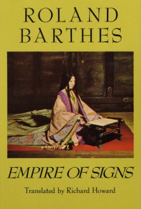 Empire of Signs Roland Barthes